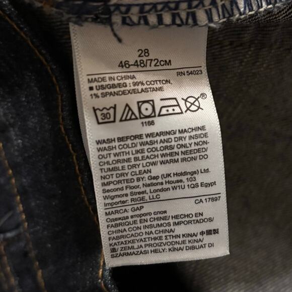 Gap Women’s 28 Jeans Best Girlfriend Mid Rise 26" Inseam Slim Straight Denim - Picture 6 of 12